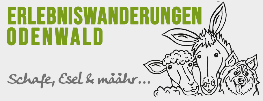 Eselwanderungen im Odenwald Logo